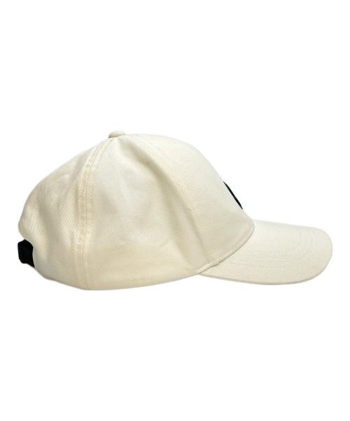 MONCLER（モンクレール）MONCLER (モンクレール) キャップ アイボリー サイズ:UNI / 58-66㎝の古着・服飾アイテム