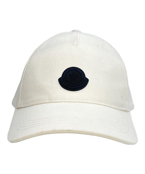 MONCLER（モンクレール）MONCLER (モンクレール) キャップ アイボリー サイズ:UNI / 58-66㎝の古着・服飾アイテム