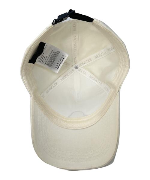 MONCLER（モンクレール）MONCLER (モンクレール) キャップ アイボリー サイズ:UNI / 58-66㎝の古着・服飾アイテム