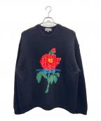 YOHJI YAMAMOTO×SUPREMEヨウジヤマモト×シュプリーム）の古着「厚手ニット」｜ブラック