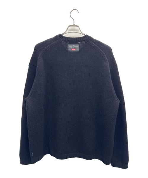 YOHJI YAMAMOTO（ヨウジヤマモト）YOHJI YAMAMOTO (ヨウジヤマモト) SUPREME (シュプリーム) 厚手ニット ブラック サイズ:Lの古着・服飾アイテム