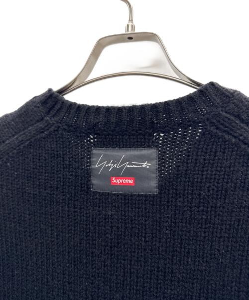 YOHJI YAMAMOTO（ヨウジヤマモト）YOHJI YAMAMOTO (ヨウジヤマモト) SUPREME (シュプリーム) 厚手ニット ブラック サイズ:Lの古着・服飾アイテム