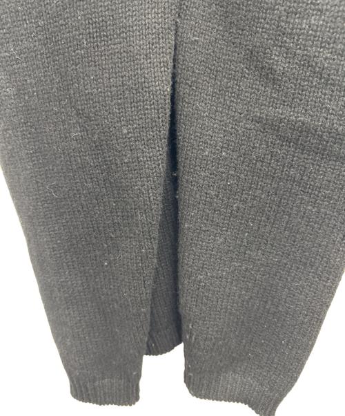 YOHJI YAMAMOTO（ヨウジヤマモト）YOHJI YAMAMOTO (ヨウジヤマモト) SUPREME (シュプリーム) 厚手ニット ブラック サイズ:Lの古着・服飾アイテム