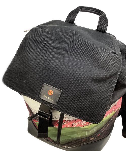 PAUL SMITH（ポールスミス）PAUL SMITH (ポールスミス) マンチェスターユナイテッド リュック ブラックの古着・服飾アイテム