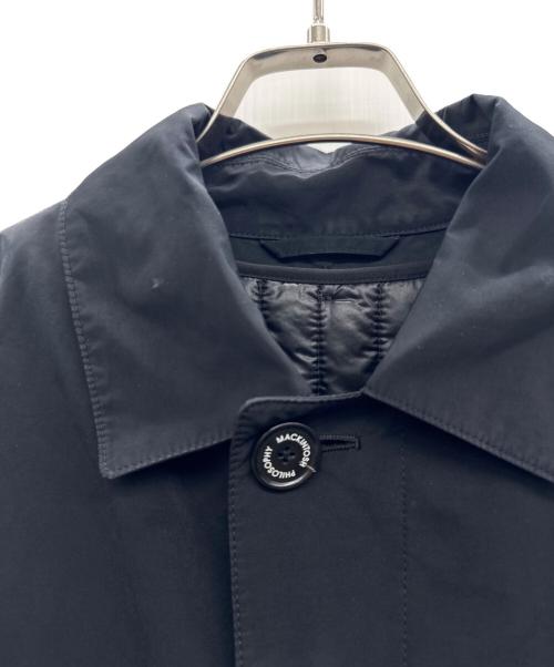 MACKINTOSH PHILOSOPHY（マッキントッシュ フィロソフィー）MACKINTOSH PHILOSOPHY (マッキントッシュ フィロソフィー) ライナー付ステンカラーコート ブラック サイズ:38の古着・服飾アイテム