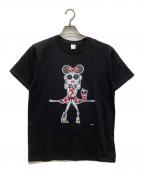 DISNEYディズニー）の古着「半袖カットソー」｜ブラック