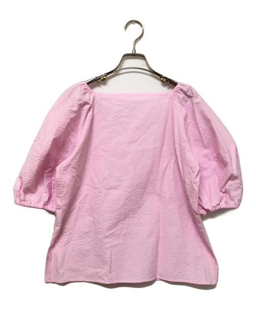 Adam et Rope（アダム エ ロペ）Adam et Rope (アダム エ ロペ) 半袖ブラウス ピンク サイズ:Free 未使用品の古着・服飾アイテム