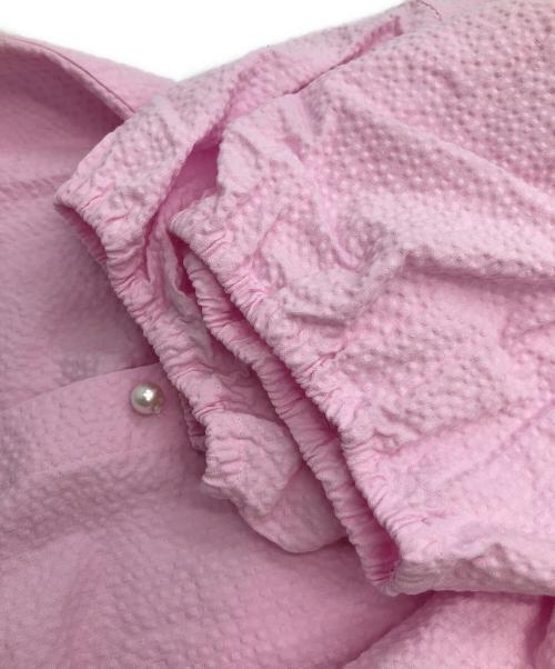 Adam et Rope（アダム エ ロペ）Adam et Rope (アダム エ ロペ) 半袖ブラウス ピンク サイズ:Free 未使用品の古着・服飾アイテム