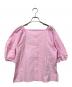 Adam et Rope（アダム エ ロペ）の古着「半袖ブラウス」｜ピンク