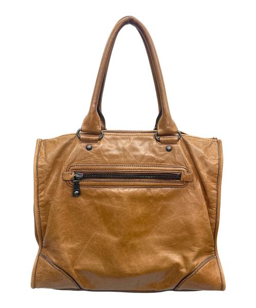 MIU MIU（ミュウミュウ）MIU MIU (ミュウミュウ) トートバッグ ブラウンの古着・服飾アイテム