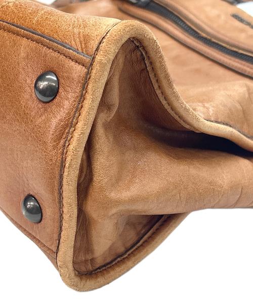 MIU MIU（ミュウミュウ）MIU MIU (ミュウミュウ) トートバッグ ブラウンの古着・服飾アイテム