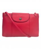 LONGCHAMPロンシャン）の古着「クロスボディバッグ」｜レッド