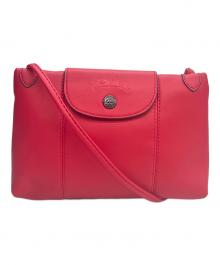 LONGCHAMP（ロンシャン）の古着「クロスボディバッグ」｜レッド