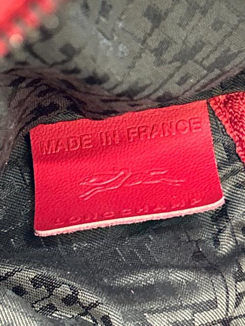 LONGCHAMP（ロンシャン）LONGCHAMP (ロンシャン) クロスボディバッグ レッドの古着・服飾アイテム