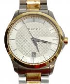 GUCCIグッチ）の古着「Gタイムレス デイト コンビ」｜ホワイト