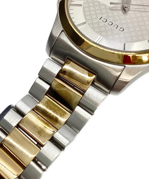 GUCCI（グッチ）GUCCI (グッチ) Gタイムレス デイト コンビ ホワイトの古着・服飾アイテム