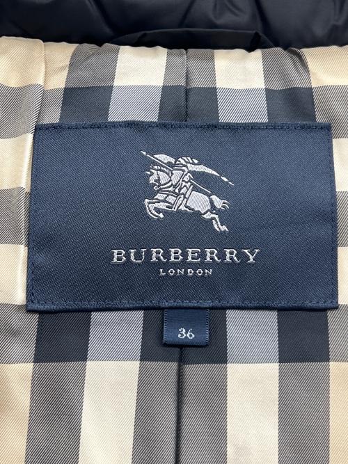 BURBERRY LONDON（バーバリーロンドン）BURBERRY LONDON (バーバリーロンドン) ダウンジャケット ブラック サイズ:36の古着・服飾アイテム