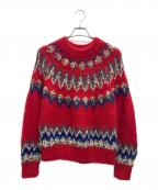 Coohemコーヘン）の古着「ニットプルオーバー」｜レッド