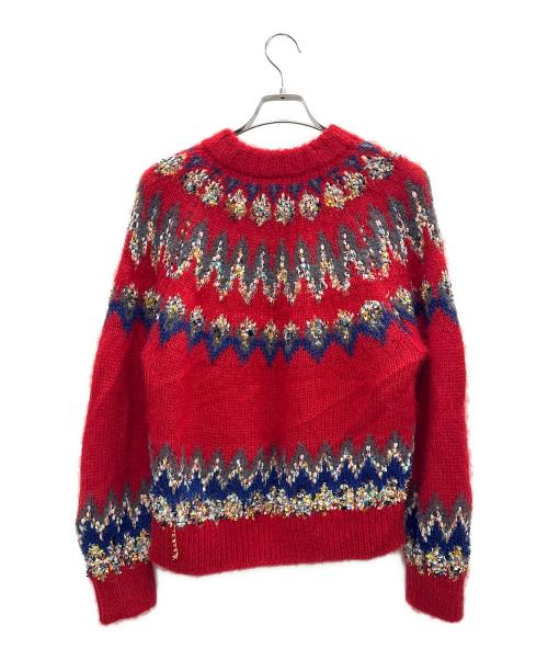 Coohem（コーヘン）Coohem (コーヘン) ニットプルオーバー レッド サイズ:Sの古着・服飾アイテム