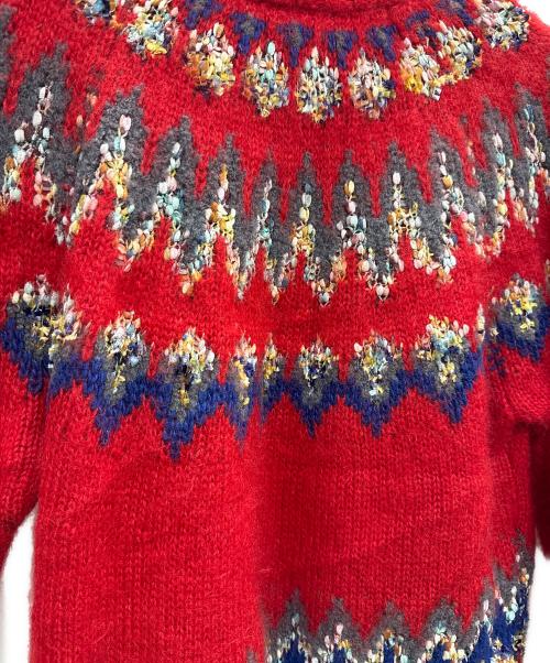 Coohem（コーヘン）Coohem (コーヘン) ニットプルオーバー レッド サイズ:Sの古着・服飾アイテム