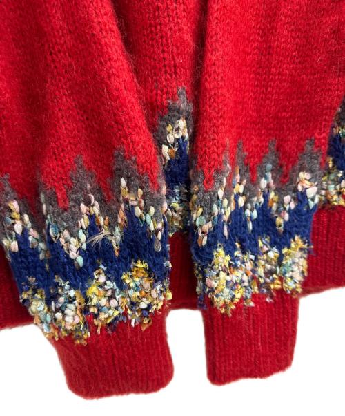 Coohem（コーヘン）Coohem (コーヘン) ニットプルオーバー レッド サイズ:Sの古着・服飾アイテム