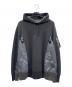sacai（サカイ）の古着「Sponge Sweat x MA-1 Hoodie」｜グレー×グリーン