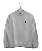 MONCLERモンクレール）の古着「クルーネックスウェット」｜ホワイト