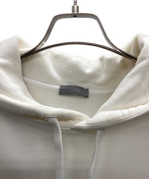 Christian Dior（クリスチャン ディオール）Christian Dior (クリスチャン ディオール) プルオーバーパーカー ホワイト サイズ:Sの古着・服飾アイテム