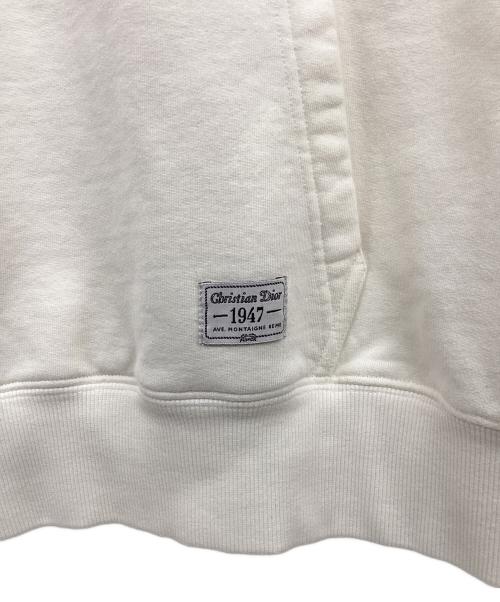 Christian Dior（クリスチャン ディオール）Christian Dior (クリスチャン ディオール) プルオーバーパーカー ホワイト サイズ:Sの古着・服飾アイテム