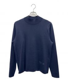 Christian Dior（クリスチャン ディオール）の古着「モックネックニット」｜ネイビー