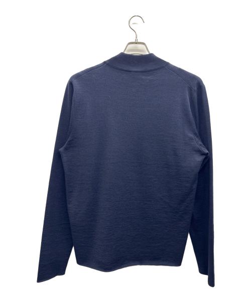 Christian Dior（クリスチャン ディオール）Christian Dior (クリスチャン ディオール) モックネックニット ネイビー サイズ:Lの古着・服飾アイテム