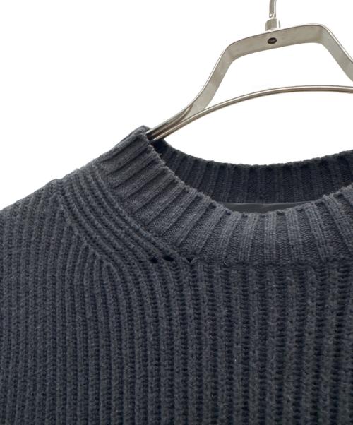 sacai（サカイ）sacai (サカイ) ナイロンツイル ドッキングニット ブラック サイズ:1の古着・服飾アイテム