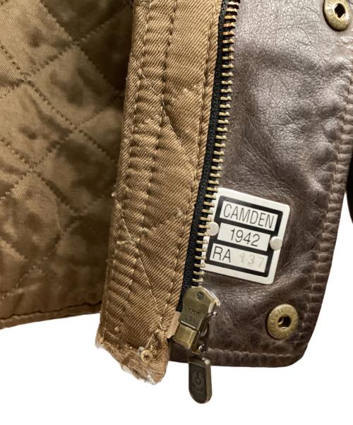 BELLSTAFF（ベルスタッフ）BELLSTAFF (ベルスタッフ) ライダースジャケット REPLICA'40 ブラウン サイズ:Mの古着・服飾アイテム