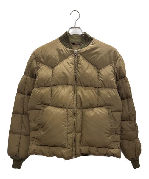 Schott（ショット）Schott (ショット) キルティングダウンブルゾン ブラウン サイズ:Mの古着・服飾アイテム