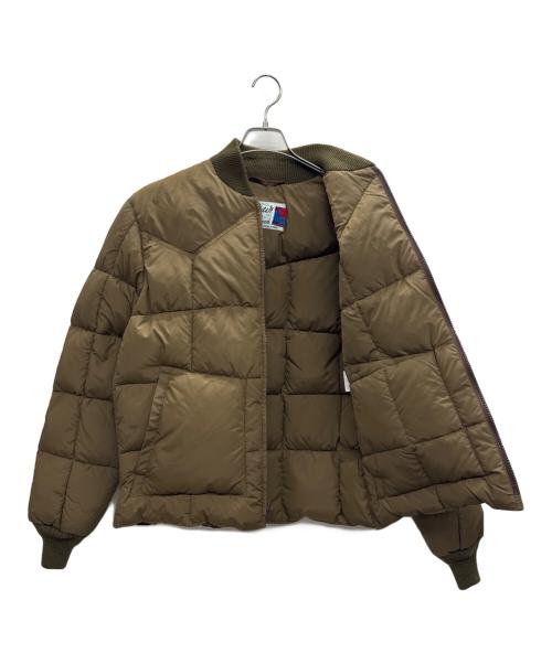 Schott（ショット）Schott (ショット) キルティングダウンブルゾン ブラウン サイズ:Mの古着・服飾アイテム