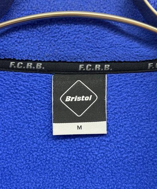 F.C.R.B.（エフシーレアルブリストル）F.C.R.B. (エフシーレアルブリストル) フリースジャケット ブルー×ブラック サイズ:Mの古着・服飾アイテム