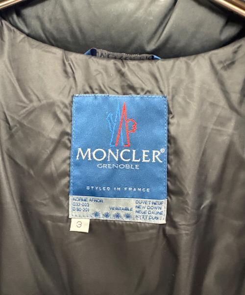 MONCLER GRENOBLE（モンクレール グルノーブル）MONCLER GRENOBLE (モンクレール グルノーブル) ダウンジャケット ブラック サイズ:3の古着・服飾アイテム