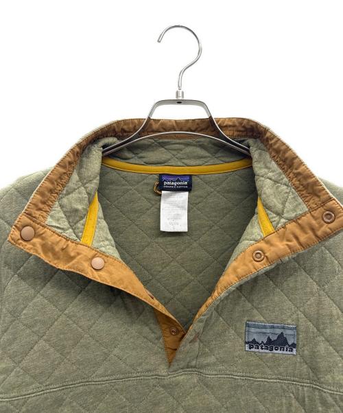Patagonia（パタゴニア）Patagonia (パタゴニア) ダイヤモンドキルトスナップT グリーン サイズ:Sの古着・服飾アイテム