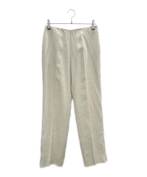 HERMES（エルメス）HERMES (エルメス) リネンパンツ ベージュ サイズ:40の古着・服飾アイテム