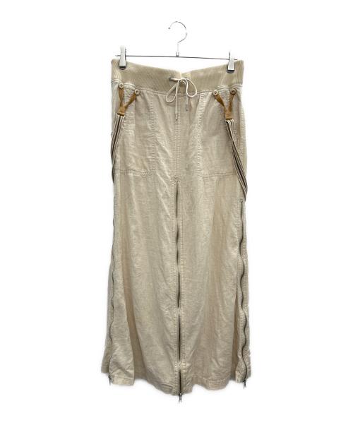 goa（ゴア）goa (ゴア) ロングスカート ホワイト サイズ:Sの古着・服飾アイテム