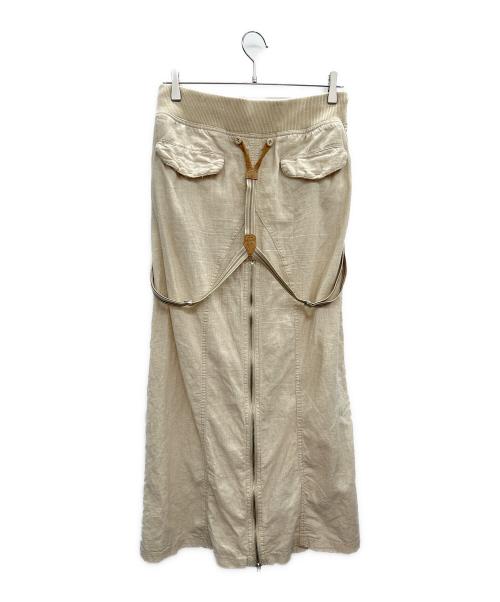 goa（ゴア）goa (ゴア) ロングスカート ホワイト サイズ:Sの古着・服飾アイテム