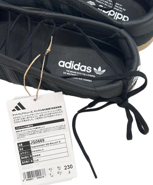 adidas（アディダス）adidas (アディダス) バレエシューズ 未使用品 ブラック サイズ:23cm 未使用品の古着・服飾アイテム