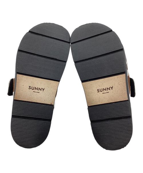 PELLICO SUNNY（ペリーコサニー）PELLICO SUNNY (ペリーコサニー) ダブルベルトサンダル ホワイト×ブラック×ブラウン サイズ:36の古着・服飾アイテム