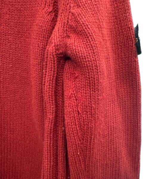 STONE ISLAND（ストーンアイランド）STONE ISLAND (ストーンアイランド) ハーフジップニット レッド サイズ:Lの古着・服飾アイテム
