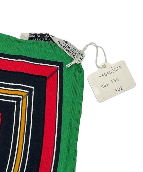 HERMES（エルメス）HERMES (エルメス) スカーフ カレ90  グリーンの古着・服飾アイテム