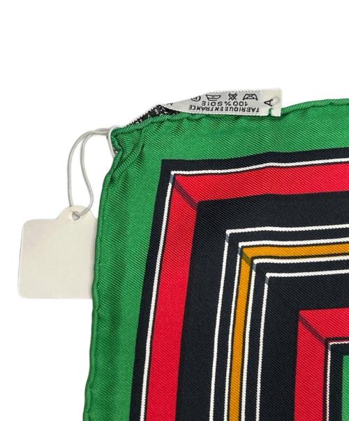HERMES（エルメス）HERMES (エルメス) スカーフ カレ90  グリーンの古着・服飾アイテム