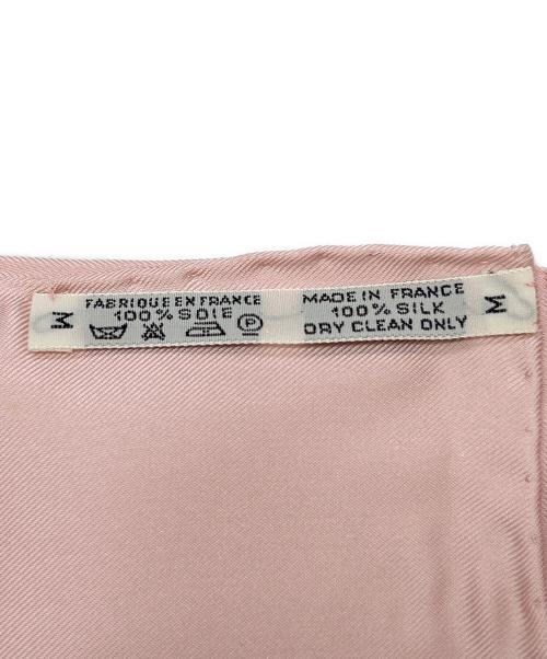HERMES（エルメス）HERMES (エルメス) スカーフ カレ90 ピンクの古着・服飾アイテム