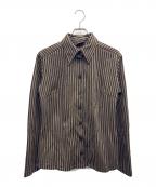 FENDIフェンディ）の古着「長袖シャツ」｜ブラウン×ブラック