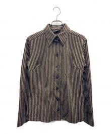 FENDI（フェンディ）の古着「長袖シャツ」｜ブラウン×ブラック