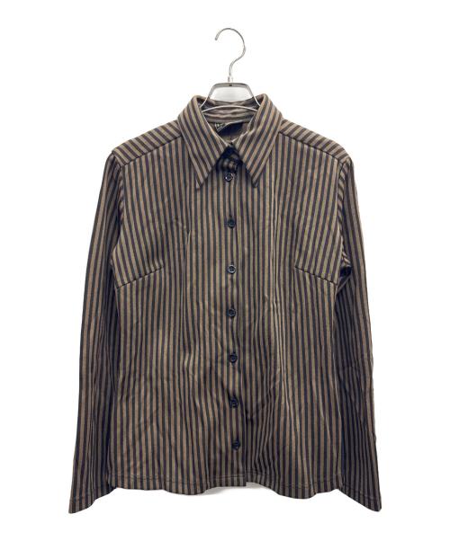 FENDI（フェンディ）FENDI (フェンディ) 長袖シャツ ブラウン×ブラック サイズ:44の古着・服飾アイテム